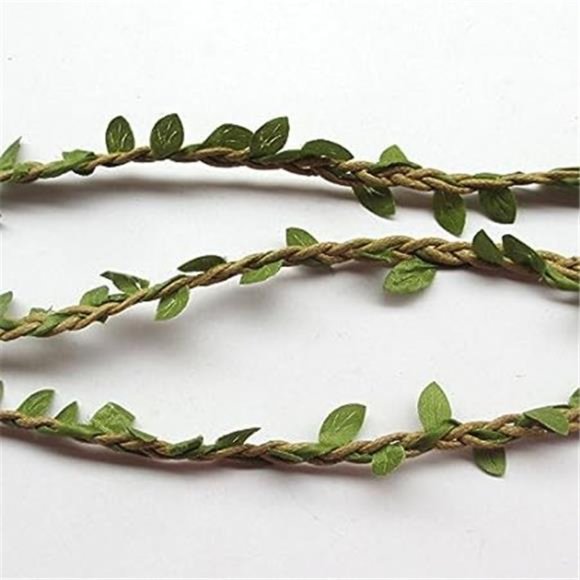 10M Artificial Vine Fake Foliage Leaf Plant Garland Rustic Wedding Home Decor - Picture 2 of 4